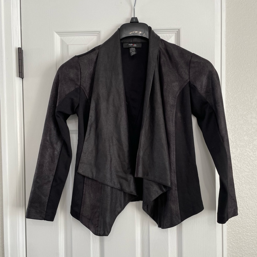 Black cardigan